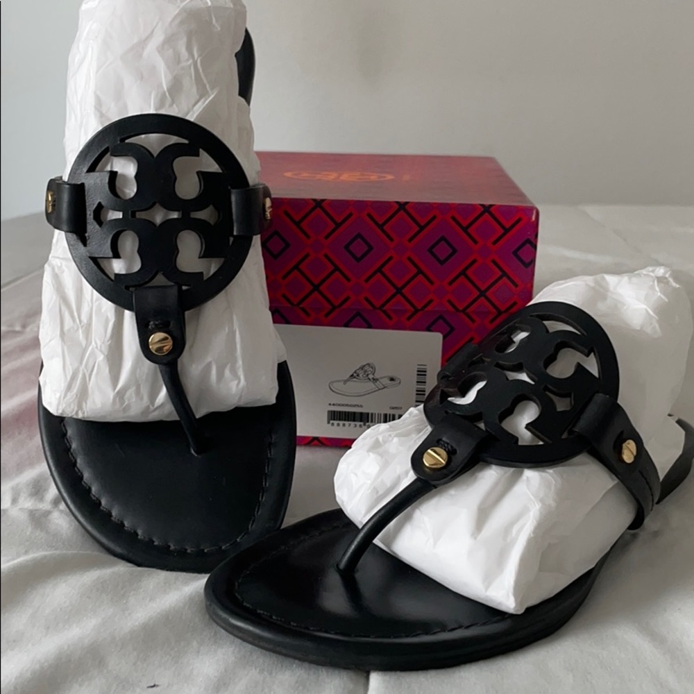 Tory Burch Miller Sandals - Black